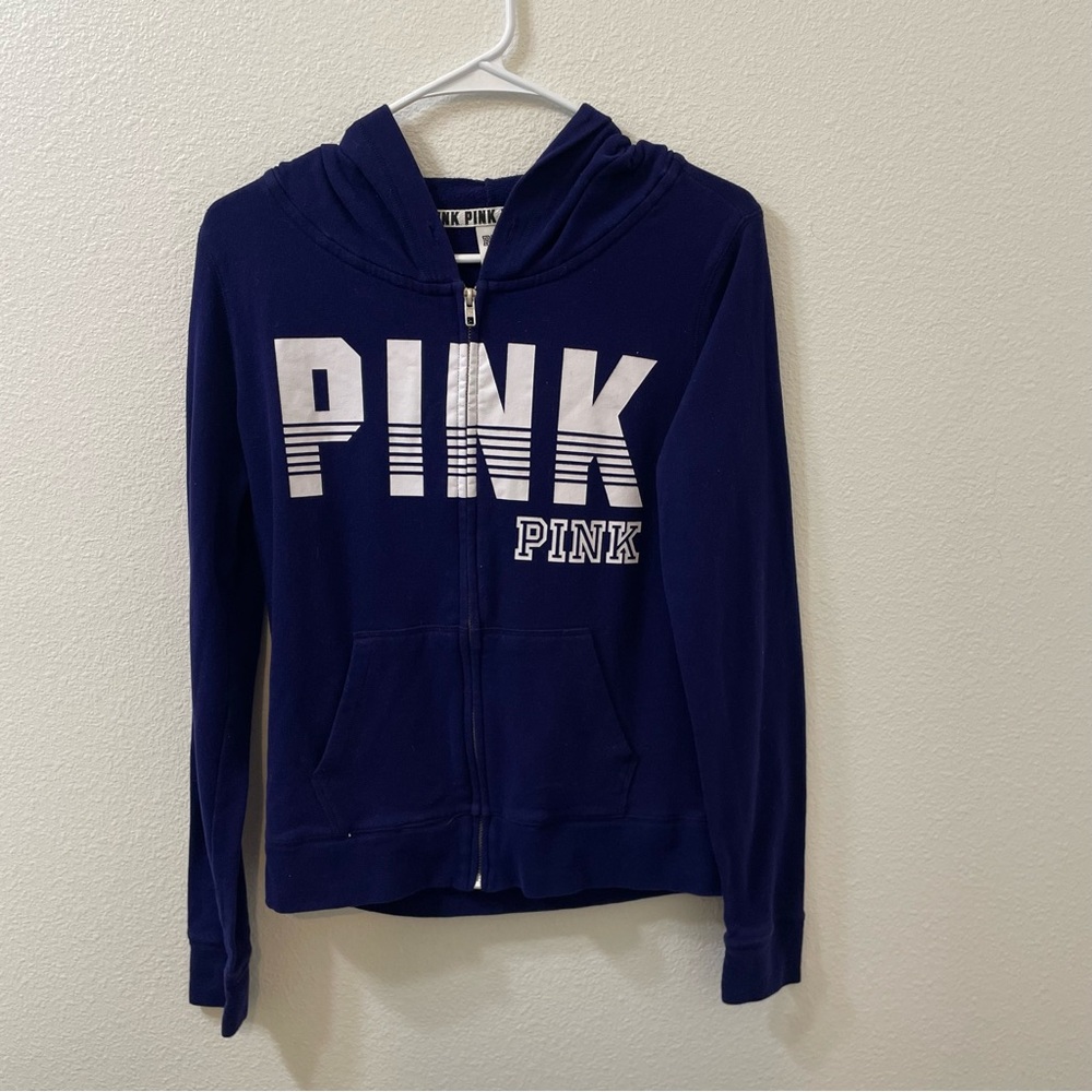 PINK Victoria's Secret Navy Blue Hoodie